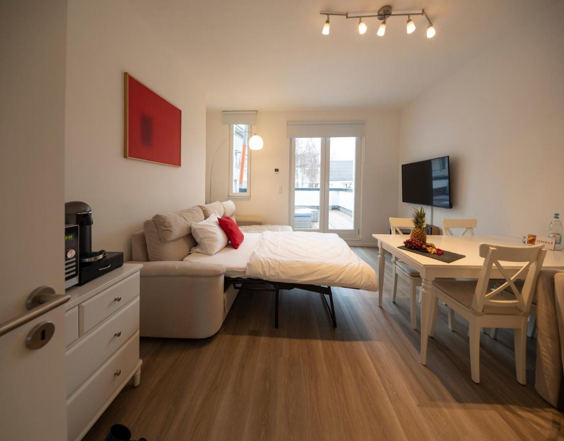 Jaybnb - Apartment Direkt Am Hafen Mit Terrasse Und Uhd Tv Дортмунд Екстериор снимка
